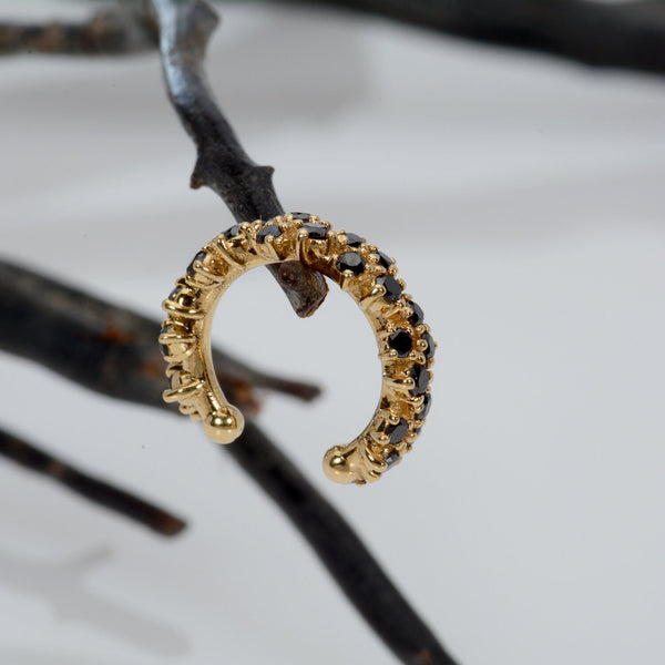 Cuff Diamond Earrings